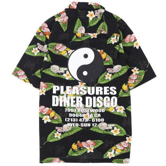 PLEASURES X NUBIAN DINER DISCO SHIRT XL